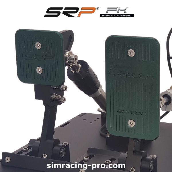 Formula Simracing pedals green color keys