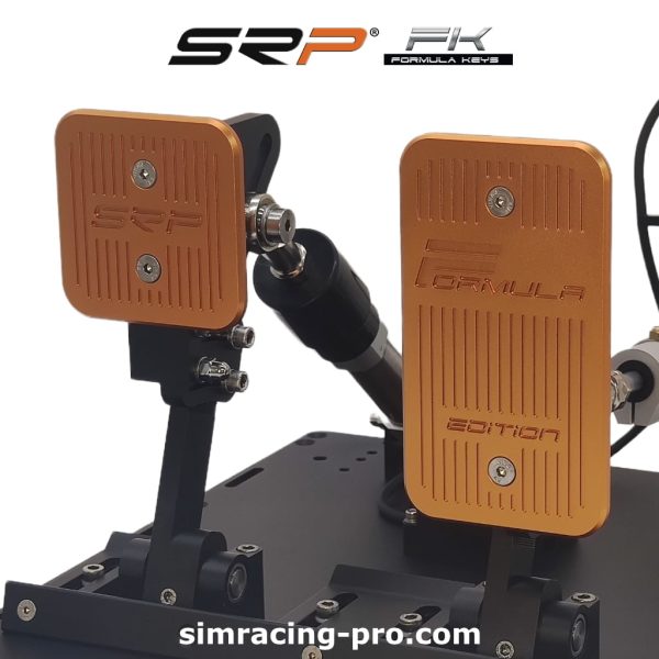 Formula Simracing pedals orange color keys