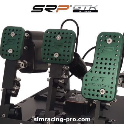 GT Simracing pedals green color keys